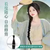 Peluca Trenza Retorcida Estilo Antiguo Dinastía Han, Peluca Nueva Cola de Caballo Chinoiserie, Trenza Boxeadora, Cabello Artificial, Accesorios para el Cabello de Trenza Larga Lateral