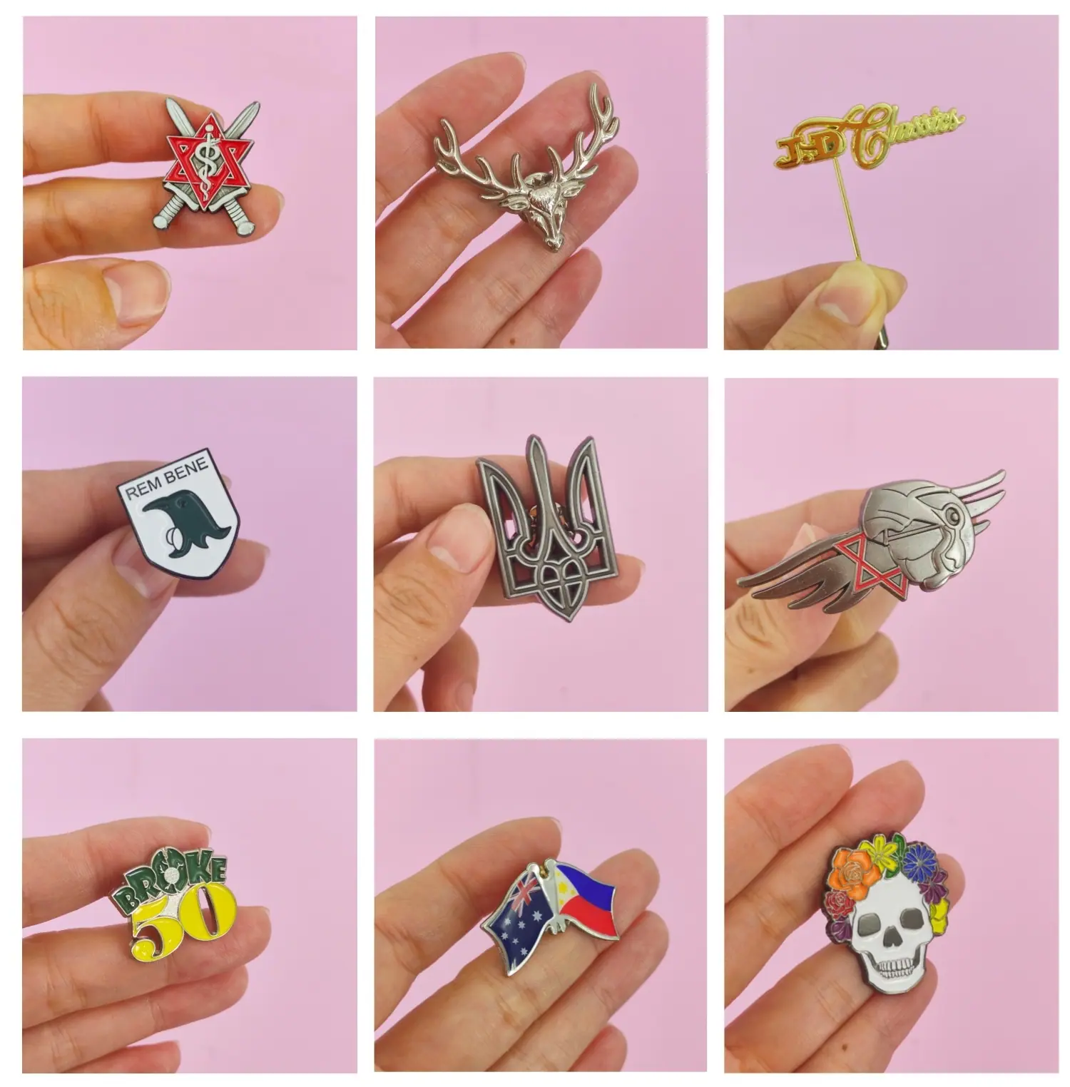 men's lapel pin
