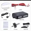 Radar de Reversa con Detección Precisa de Distancia, 4 Sensores en Forma de Media Luna, Zumbador, Pantalla LED, Juego Completo de Sensores Ultrasónicos Universales para Coches