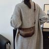 Nicho de Comércio Exterior Super Popular Bolsa Saco de Dumpling para Mulheres Nova Moda Outono e Inverno 2025 Bolsa de Ombro Único Transversal Versátil Bolsa Croissant