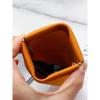 Bolsa de almacenamiento de cuero para gafas de cierre automático, portátil, para mujer, bolsa de almacenamiento para gafas, bolsa de metralla para gafas de sol al por mayor