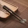 Pinzas para Té de Acero Inoxidable 304 Pinzas de Hoja de Té de Gama Alta Pinzas para Taza de Té Herramientas Antideslizantes para Té para Beber Té Juego de Té Kung Fu