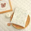 Patrón de Rayas Caladas Algodón Puro Estilo Coreano Fresco Tela Grado A para Cortinas de Madre y Bebé, Camisas y Vestidos