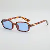 Gafas de Sol Cuadradas Pequeñas Retro, Protección UV de Alta Definición, Versátiles para el Viaje Diario y los Viajes, Adecuadas para Todas las Formas de Rostro