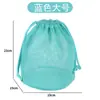 Nueva Bolsa Cosmética de Malla con Cordón, Bolsa Portátil de Viaje para Natación, Bolsa Cosmética de Malla Perezosa, Neceser de Baño