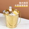 Cubeta de Hielo de Acero Inoxidable Especial para Puesto Comercial de Bar Cubeta de Hielo para Cerveza de Alto Valor de Color Portátil para Exterior Cubeta Pequeña al Mayoreo