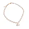 Nuevo Collar con Colgante de Calabaza de Circonita Estilo Chino, Cadena para Clavícula de Lujo Ligero de Nicho, Joyería Exquisita Versátil para Mujeres con un Toque de Alta Gama
