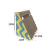 Placa Arranhador para Gatos, Resistente ao Desgaste e Não Solta Fiapos, Ninho para Gatos, Sofá Grande Integrado Vertical para Gatos, Bacia Triangular Arranhadora para Gatos, Brinquedo para Gatos Afiar Garras