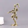 Latão Antigo Punk Cyberpunk Soldado de Forças Especiais Feminino Modelo Figura de Escola Brinquedo Presente Masculino Ornamento de Latão para Mesa