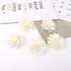 Flor de Camélia de Renda Chiffon Estilo Coreano Flor de Cabelo DIY Grampo de Cabelo Broche Materiais Acessórios Materiais de Decoração para Sapatos e Roupas