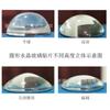 Imanes de Refrigerador Redondos de Cristal para Relojería, Piedras Preciosas, Vidrio Blanco, Parches Oculares de Cristal para Muñecas