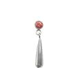 Pendientes Cilindricos de Zirconia en Aleación de Titanio ASTMF-136 Titanio G23 Nuevo Colgante de Zirconia Grande Multicolor Pendientes de Gota de Agua