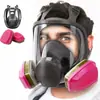 Mascarilla de gas pintura polvo químico pesticida decoración pulido 6800 con máscara fuego transfronterizo una generación de cabello