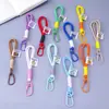 Cordón con Nudo de Paraguas Tejido de Colores, Cadena de Teléfono Trenzada de Colores, Colgante para Llavero Mochila, Decoración Exterior Unisex al por Mayor