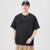 Camiseta de Manga Curta Casual Solta Tops Masculinos Marca Tendência Masculino de Alta Qualidade Roupas Masculinas Roupas Transfronteiriças Retrô Verão Novo Estilo