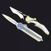 Cuchillo de Correr Periférico Triangular para Ratón Totalmente Automático Retráctil Polaris Dos Vías Pop-Up Juguete Adorno Cos Propio Regalo