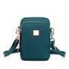 Bolso Bandolera Vertical de Color Sólido para Mujer, Bolso Cuadrado Pequeño Casual para Mujer, Bolso de Nailon a la Moda Estilo Coreano, Bolso Sencillo y Elegante para Teléfono Móvil para Mujer