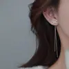 Pendientes Sencillos con Borlas en Forma de X que Hacen que el Rostro Parezca Más Pequeño, Realzan la Forma del Rostro, Estilo Ins, Pendientes Clásicos Versátiles para Rostros Cuadrados y Redondos