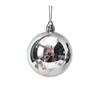 Diâmetro da bola de Natal direto da fábrica a granel 2/3/4/6/8cm brilhante fosco glitter pó galvanoplastia pingente bola decorativa