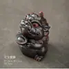 Nueva Mascota de Té de Arcilla Púrpura Estilo Chino, Sapo Dorado que Atrae la Fortuna, Se Puede Usar como Adorno de Mesa de Té, Decoración Creativa para el Hogar en Estilo Tradicional Chino