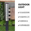 Lámpara cuadrada para paisaje exterior Lámpara cuadrada LED para paisaje Columna 3 metros Lámpara solar de jardín Lámpara de calle para jardín residencial