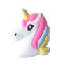 Hebilla decorativa para zapatos con agujeros de goma suave de PVC con diseño de unicornio de dibujos animados, con borde cruzado, para bricolaje, con diseño de flores, accesorios para hebillas de zapatos.