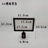 Placa de Informação Vertical de Aço Inoxidável, Barreira de Isolamento de Fita de Um Metro, Porta-Cartão de Corrimão, Cartão Guia de Exposição de Aeroporto, Sinal A3A4