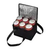 Bolsa térmica aislante no tejida para exteriores para cola y cerveza, con bolsas de hielo para aislamiento térmico, manteniendo la comida fría, y adecuada para llevar y almuerzo
