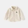 Camisa de Manga Larga para Niños 2026 Nueva Ropa de Primavera y Otoño Niños Bebé Camisa de Pana Niño Cuello Solapa Top Venta al por Mayor