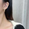 Pendientes para Mujer 2026 Nuevos Pendientes de Diseño de Nicho de Moda con un Toque de Lujo, Aros Estilo Francés, Pendientes Dorados y Plateados, de Moda