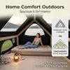 Tienda inflable automática de verano, con capacidad para 6.3 metros cuadrados, tienda inflable impermeable para exteriores para acampar, protección solar, no requiere montaje