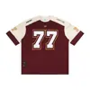 Hockey sobre Hielo de Manga Corta de Verano Retro Americano Deportivo Casual para Hombre Fútbol Baloncesto de Manga Larga Hip-Hop Jersey Camiseta