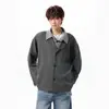 Chaqueta Retro Americana de Alta Gama Falsa de Dos Piezas con Solapa para Hombres y Mujeres Otoño Tendencia Marca Pareja Holgada Casual Versátil Ropa Exterior