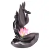Quemador de incienso de reflujo de arena púrpura transfronterizo Quemador de sándalo mano de Buda Zen Quemador de incienso para interiores del hogar Quemador de incienso grande Adornos creativos