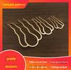 Acessórios para Joias DIY Grampo de Cabelo de Cobre Puro Pente de Cabelo Grampo de Cabelo Acessórios DIY Acessórios para Joias Estilo Antigo Acessórios para Joias Estilo Retrô
