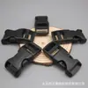 Suministro puntual Hebilla curva de 1.5 cm Hebilla de seguridad para casco de patinaje de ruedas Hebilla curva de plástico POM Accesorios para casco