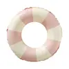 Anel de Natação Inflável Novo Estilo de Verão, Anel de Natação Listrado Retro, Anti-Virada, PVC Espessado, Anel de Braço para Adultos, Homens e Mulheres
