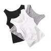 JX Verano Nuevo Chaleco de Algodón de Alta Gama Camisola para Mujer Camisa Base Interior Para Usar por Fuera Estilo Occidental Primavera y Otoño Top Versátil
