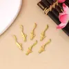 Acessórios para Joias DIY Estilo Antigo Liga Retro Três Cores Opcional Peixe Galvanizado Pingente Joias Simples Fabricante Atacado