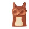 Novidades Outono e Inverno 626 # Colete Térmico de Lã de Ovelha, Sem Costura, Confortável, Emagrecimento, Temperatura Constante e Costas Bonitas para Mulheres