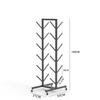 Suporte de Parede para Raquetes de Badminton Suporte de Chão de Ferro para Raquetes de Tênis Cesta de Basquete Rack de Posicionamento de Equipamentos Esportivos para Sala de Equipamentos