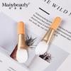 Mini Cepillo Facial de Madera y Silicona de 10 cm Accesorios de Aplicación Cosmética Salón de Belleza Spa Herramientas y Suministros de Comercio Exterior para Mascarillas de Barro