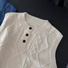 Chaleco de punto sin mangas, cuello redondo, abierto al frente para mujer, chaqueta suéter sin mangas de estilo coreano en capas, otoño/invierno 2026, estilo nuevo