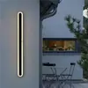 Luz de Pared Exterior de Tira Simple Moderna para Nuevo Cliente Ip65 Led con Fuente de Luz para Valla y Portón de Villa