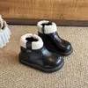Botines para Niñas 2026 Nuevas Llegadas de Invierno Botas de Piel Forradas de Lana de Cordero Niñas Dobladillo Suela Suave Cálidas Botas Martin
