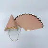 Sombrero de Fiesta para Niños y Adultos de Color Puro con Sombrero de Cumpleaños de Papel Decorativo Láser de Película de Aluminio Transfronterizo Papel Brillante Colorido