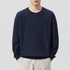 Otoño 2026 Nuevo Estilo Minimalista Americano de Lujo Ligero Sudadera de Punto para Hombre Manga Larga Holgada Versátil Chaqueta Moderna