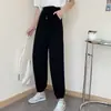 Pantalones deportivos grises de comercio exterior para mujer 2023 nuevos primavera y verano pantalones negros de punta casuales pantalones de verano al por mayor generación