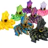Nuevo producto transfronterizo: Pulpo de ojos grandes con articulaciones móviles, linda decoración 3D para fiestas