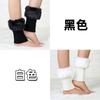 Polainas de Outono e Inverno, Meias Quentes, Meias para Botas Curtas, Polainas de Tornozelo e Perna Femininas, Meias de Lã Tricotadas para Proteger os Tornozelos